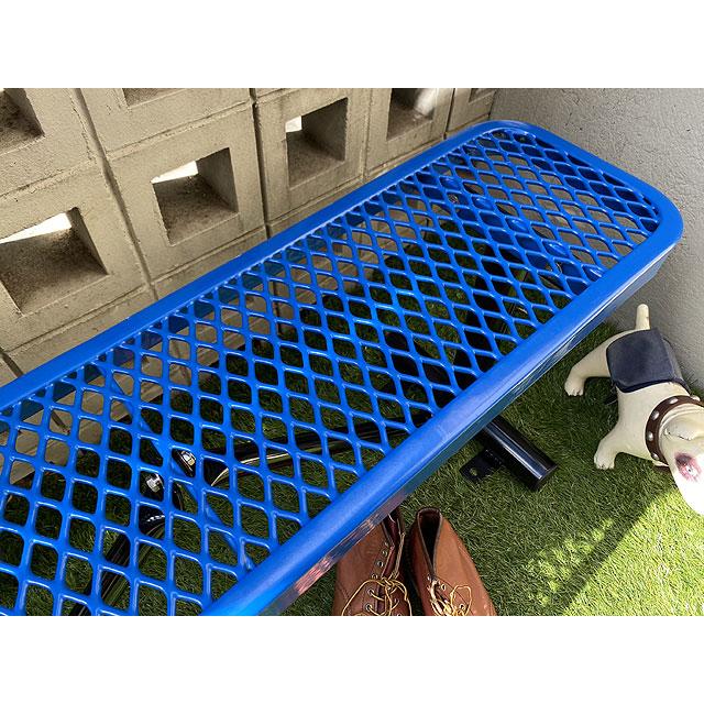 【送料込み価格】U.S.パークベンチ　ショートタイプ　（ブルー）　■　アメリカン雑貨　アメリカ雑貨　イス　チェアー　エクステリア |  | 13