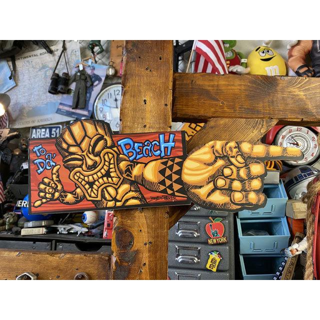 ビーチはこっちだぜ のティキの指さしサイン アメリカン雑貨 アメリカ雑貨 2650 アメリカ雑貨通販キャンディタワー 通販 Yahoo ショッピング