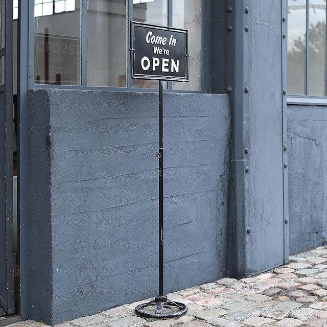 オープン スタンド 黒 ブラック クローズド バー サイン スピナー ダルトン DULTON ONLINE SHOP | WALL MOUNT SPINNER SIGN OPEN-CLOSED