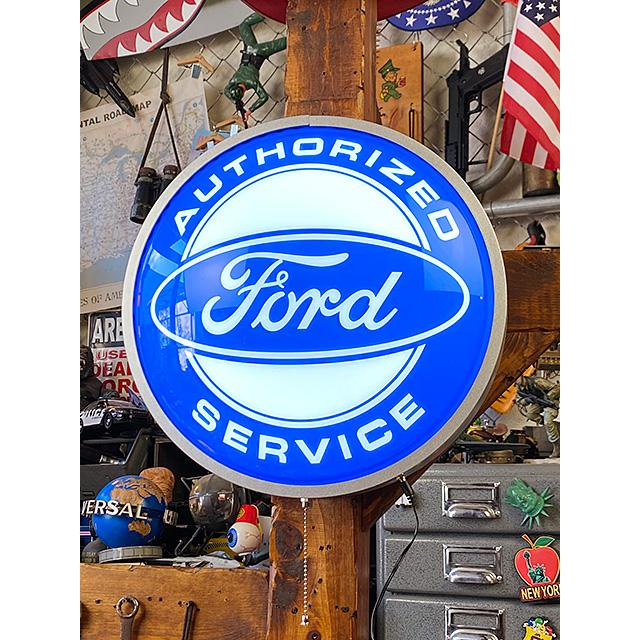【全国送料無料】フォード　オフィシャルLEDドームサイン ■ アメリカン雑貨 アメリカ雑貨