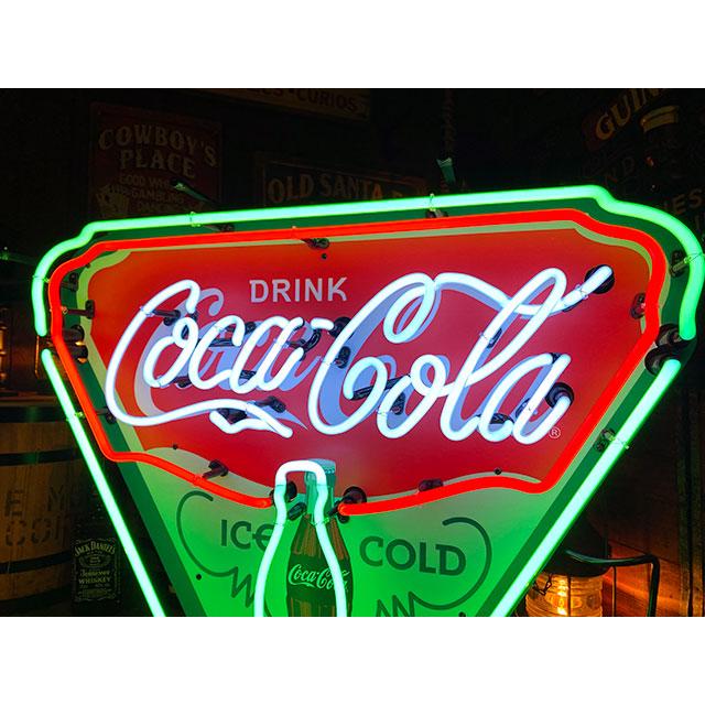 コカ・コーラ　オフィシャルネオンサイン　（トライアングル）　■ アメリカン雑貨 アメリカ雑貨 | Coca Cola | 03