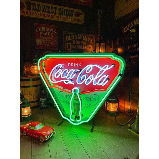 コカ・コーラ　オフィシャルネオンサイン　（トライアングル）　■ アメリカン雑貨 アメリカ雑貨 | Coca Cola | 05