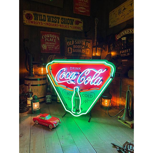 コカ・コーラ　オフィシャルネオンサイン　（トライアングル）　■ アメリカン雑貨 アメリカ雑貨 | Coca Cola | 06