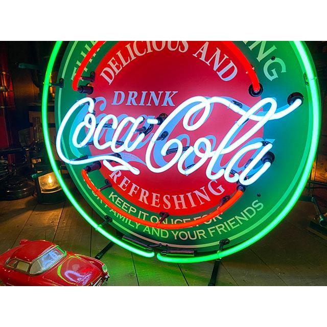 コカ・コーラ　オフィシャルネオンサイン　（ラウンド）　■ アメリカン雑貨 アメリカ雑貨 | Coca Cola | 03