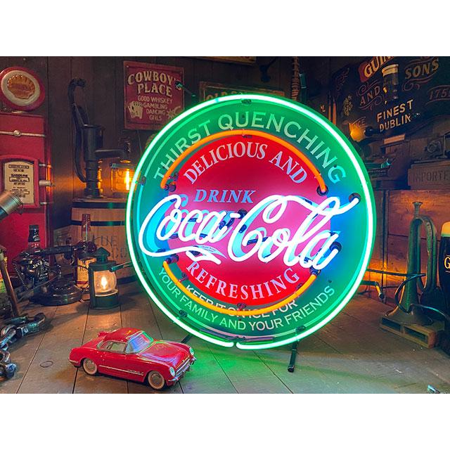 コカ・コーラ　オフィシャルネオンサイン　（ラウンド）　■ アメリカン雑貨 アメリカ雑貨 | Coca Cola | 04