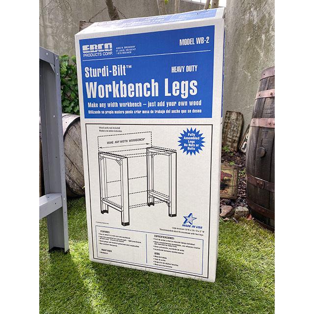 EBCO社　ワークベンチレッグ　2脚セット　好きなサイズでワーキングデスクが作れるスチール製の脚セット ■ アメリカ雑貨  アメリカン雑貨 |  | 10