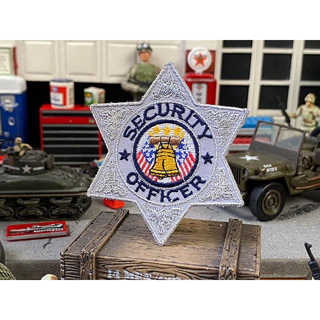 アメリカの警備会社のワッペン セキュリティオフィサー シルバー アメリカン雑貨 アメリカ雑貨 アメリカ雑貨通販キャンディタワー 通販 Yahoo ショッピング