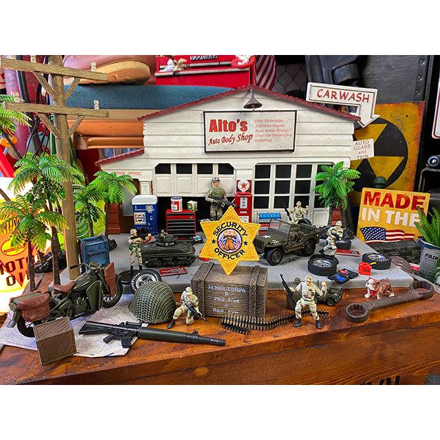 アメリカの警備会社　ワッペン　（セキュリティオフィサー/ゴールド）　■　アメリカン雑貨　アメリカ雑貨 爆買 |  | 01