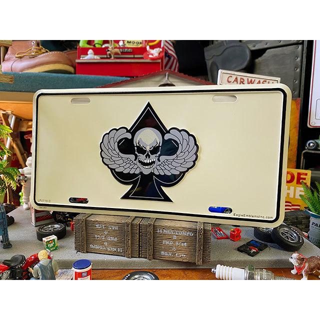 デスウイング　スペード　ミリタリーライセンスプレート ■ アメリカン雑貨 アメリカ雑貨 | 