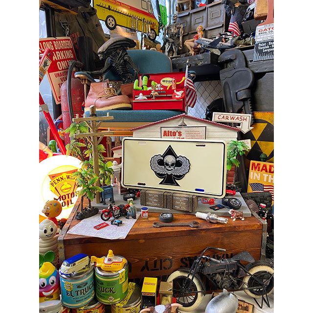 デスウイング　スペード　ミリタリーライセンスプレート ■ アメリカン雑貨 アメリカ雑貨 |  | 01