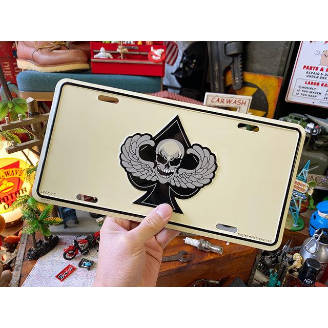 デスウイング　スペード　ミリタリーライセンスプレート ■ アメリカン雑貨 アメリカ雑貨 |  | 02