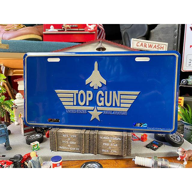 トップガン　ミリタリーライセンスプレート ■ アメリカン雑貨 アメリカ雑貨 | 