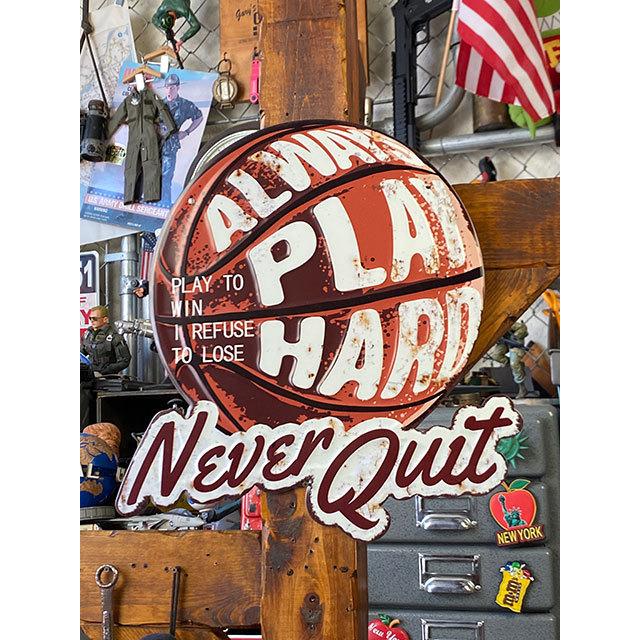 バスケットボールのエンボス ティンサイン アメリカン雑貨 アメリカ雑貨 2676 アメリカ雑貨通販キャンディタワー 通販 Yahoo ショッピング