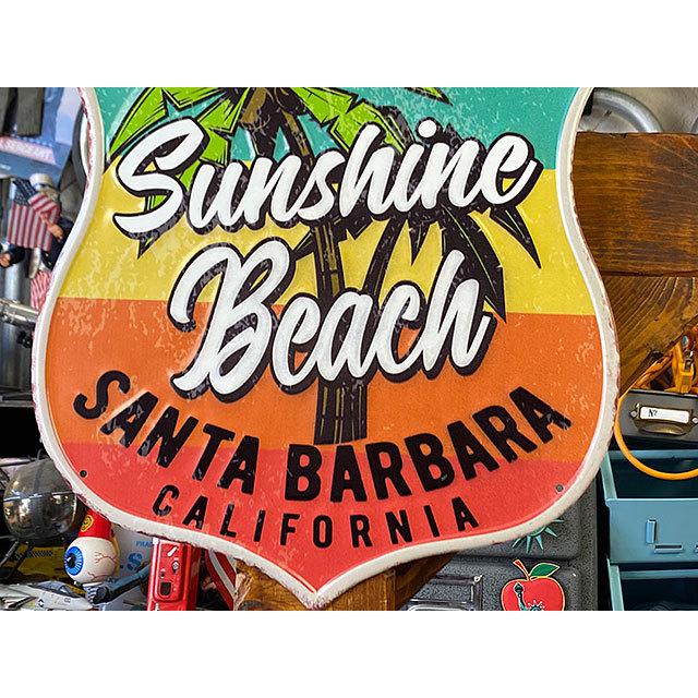 サンシャインビーチ　エンボス　ティンサイン ■ アメリカン雑貨 アメリカ雑貨 |  | 02