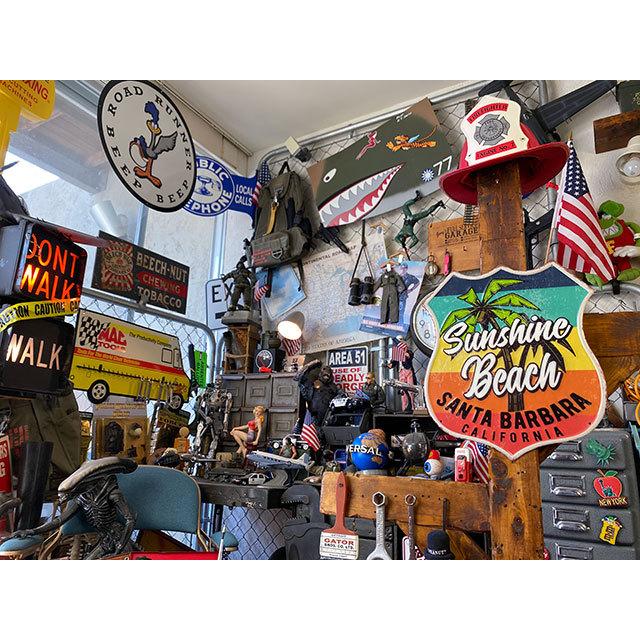 サンシャインビーチ　エンボス　ティンサイン ■ アメリカン雑貨 アメリカ雑貨 |  | 04