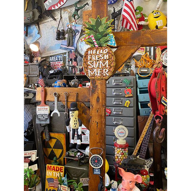 パイナップルジュース　エンボス　ティンサイン ■ アメリカン雑貨 アメリカ雑貨 爆買 |  | 03