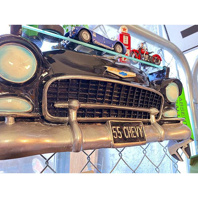 1955年シボレー　ベルエア　カーシェルフ　Sサイズ　（フロント/ブラック）　■　アメリカン雑貨　アメリカ雑貨 爆買 |  | 04