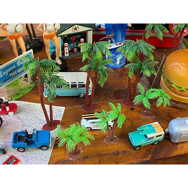 南の島のヤシの木のオブジェ　（Lサイズ3本+Sサイズ3本の合計6本セット）　■　アメリカン雑貨　アメリカ雑貨 |  | 01