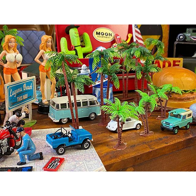 南の島のヤシの木のオブジェ　（Lサイズ3本+Sサイズ3本の合計6本セット）　■　アメリカン雑貨　アメリカ雑貨 |  | 05