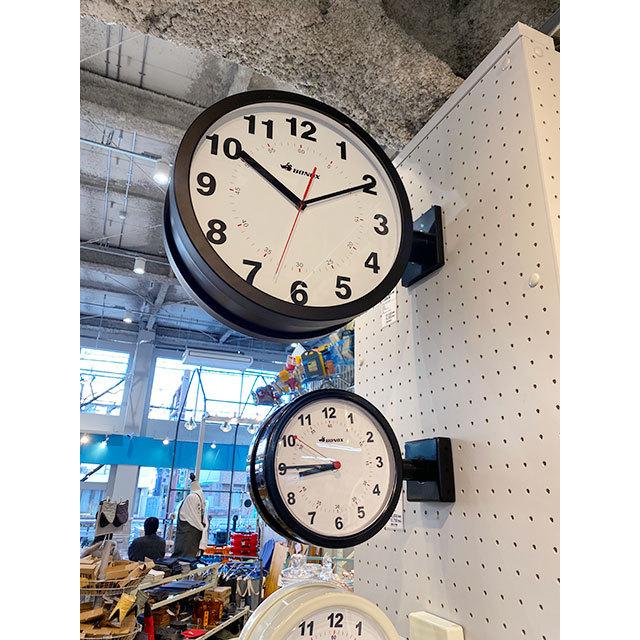 ダルトン ダブルフェイスクロック Sサイズ（ブラック） □ アメリカン