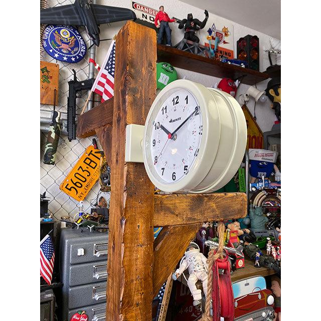 ダルトン　ダブルフェイスクロック　Sサイズ　（アイボリー）　■　アメリカン雑貨　アメリカ雑貨　壁掛け時計 | DULTON | 05