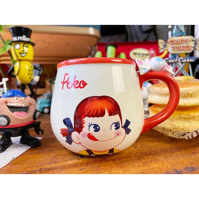 不二家 ペコちゃん ミルキーマグ □ アメリカン雑貨 アメリカ雑貨