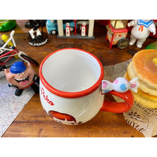 不二家 ペコちゃん ミルキーマグ □ アメリカン雑貨 アメリカ雑貨
