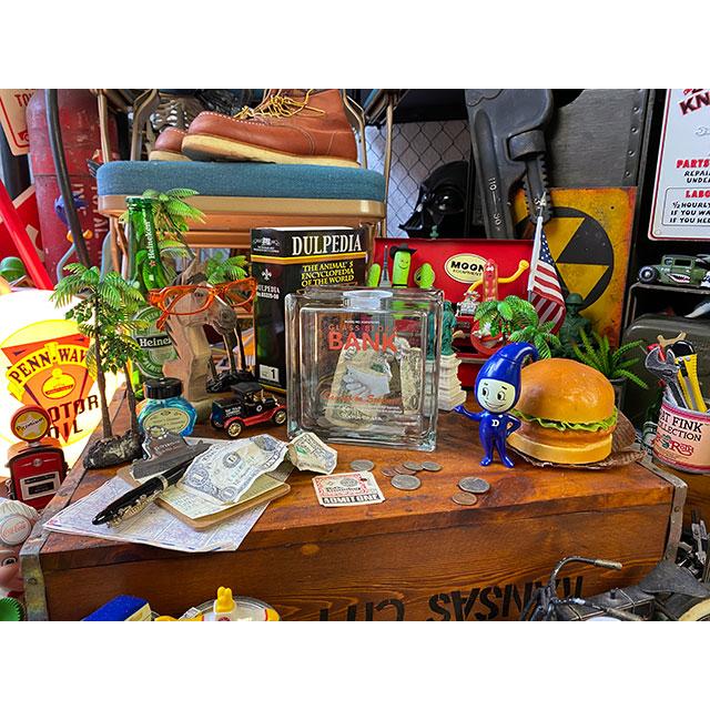 ダルトン　ガラスブロックバンク　スクエア ■ アメリカン雑貨 アメリカ雑貨 貯金箱 | DULTON | 06