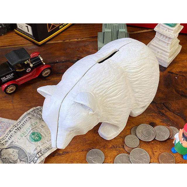 アイアンベアーバンク（ホワイト） ■ アメリカン雑貨 アメリカ雑貨 貯金箱 |  | 01