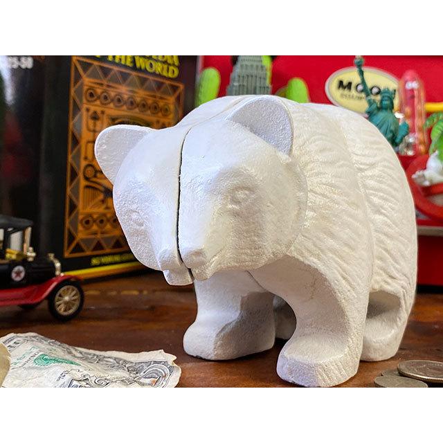 アイアンベアーバンク（ホワイト） ■ アメリカン雑貨 アメリカ雑貨 貯金箱 |  | 02