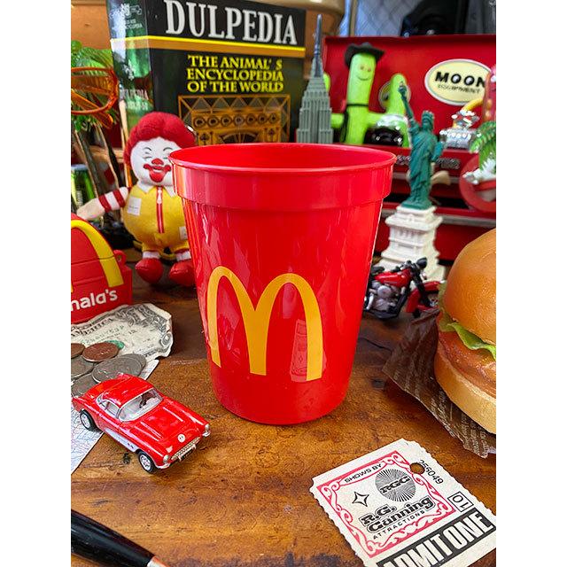 マクドナルド プラカップ （レッド） □ アメリカン雑貨 アメリカ雑貨