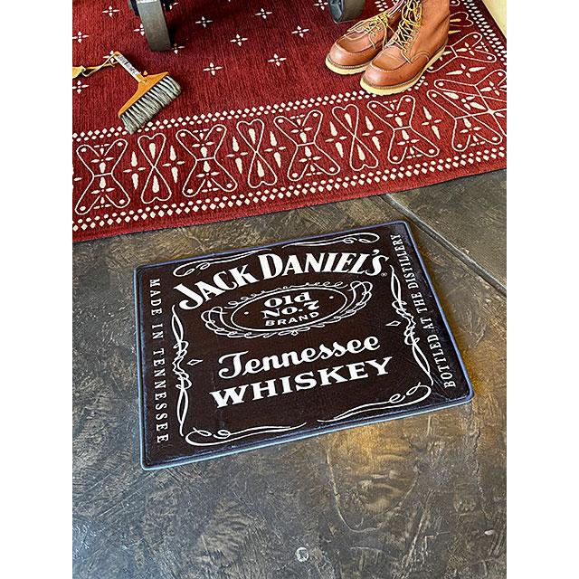 有名なブランド ジャック ダニエルのルームマット ■ アメリカ雑貨 【代引不可】 アメリカン雑貨