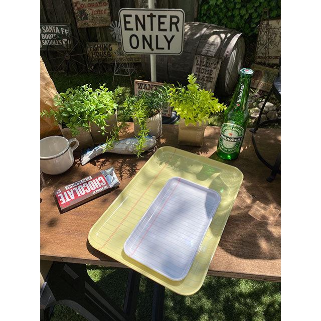 アメリカのレポート用紙みたいなファーストフード サービングトレイ 2