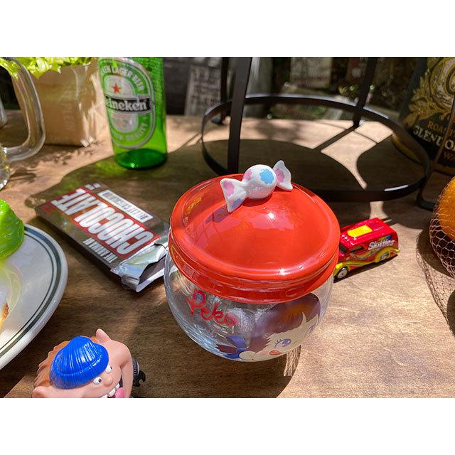 不二家 ペコちゃん キャンディポット □ アメリカン雑貨 アメリカ雑貨