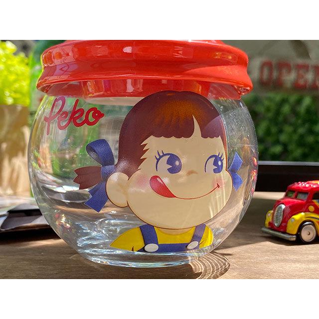 不二家 ペコちゃん キャンディポット □ アメリカン雑貨
