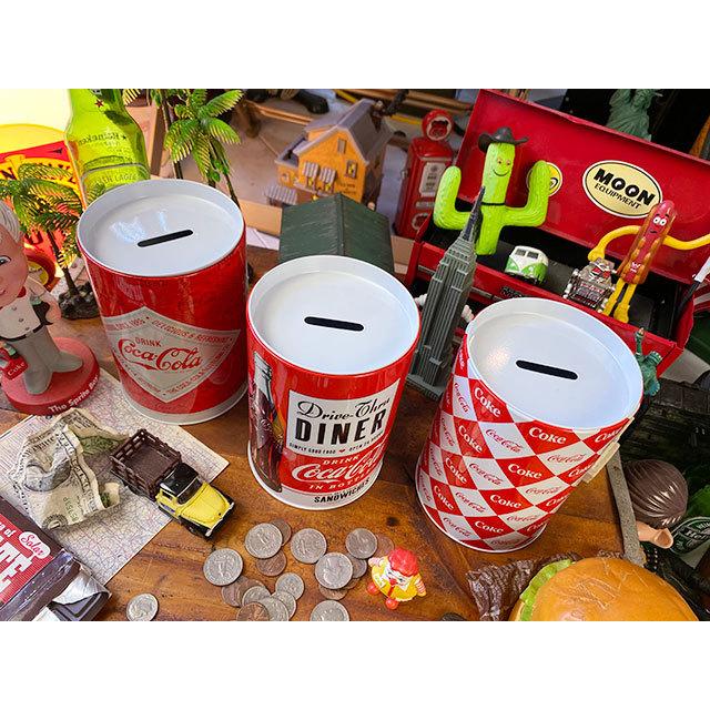 コカ・コーラ　ティンバンク　3個セット ■ アメリカン雑貨 アメリカ雑貨 貯金箱 |  | 01