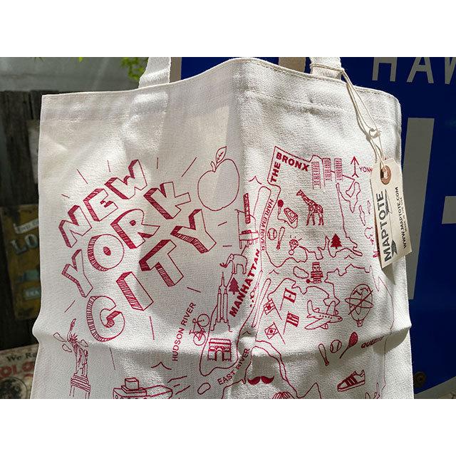 NYブルックリン　スタジオが手がけたマップトート　MADE IN U.S.A.　（ニューヨーク）　■　アメリカン雑貨　アメリカ雑貨 爆買 |  | 01