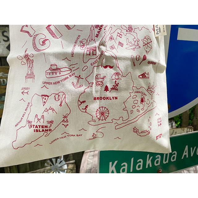 NYブルックリン　スタジオが手がけたマップトート　MADE IN U.S.A.　（ニューヨーク）　■　アメリカン雑貨　アメリカ雑貨 爆買 |  | 02
