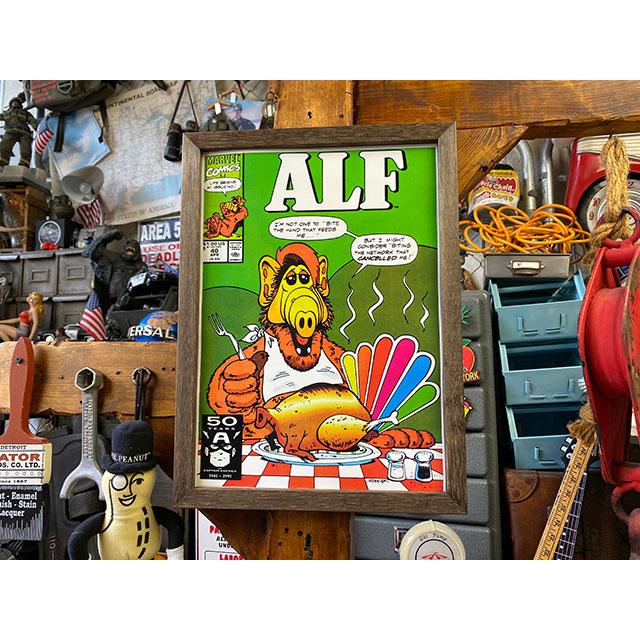 ポスターフレーム （アルフ/ホールチキン） ポスター＆木製フレームの