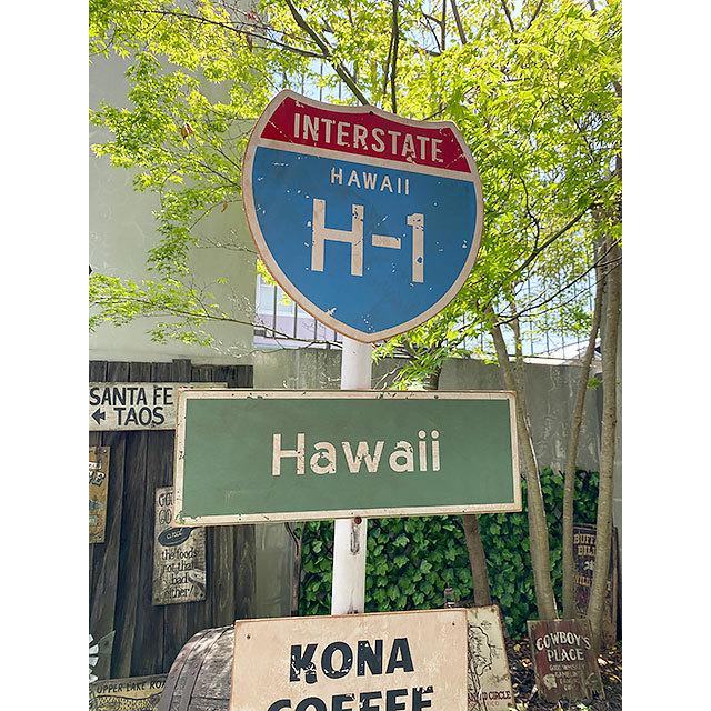 ハワイの道路標識 ウッドサイン (ハワイ) □ アメリカン雑貨 ハワイの道路標識 ウッドサイン (ハワイ) □ アメリカン雑貨