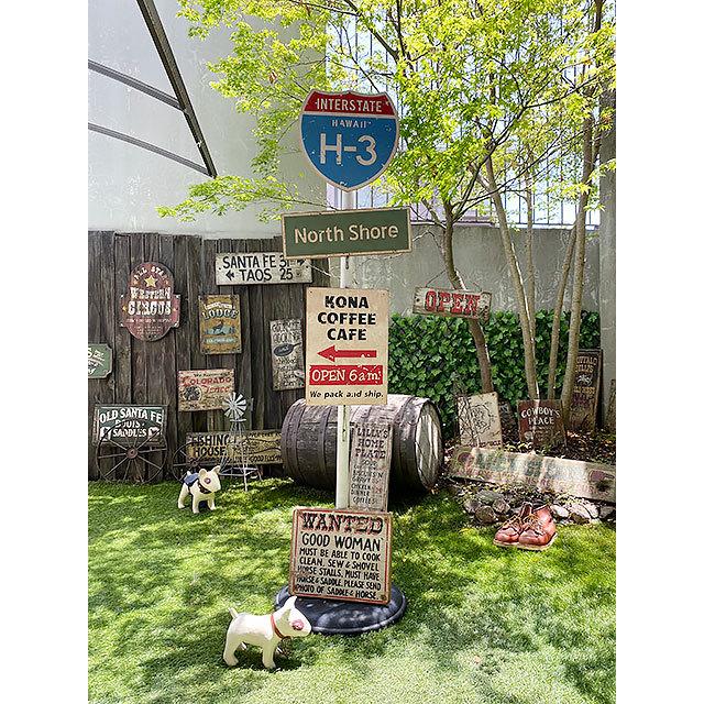 ハワイの道路標識　ウッドサイン　（ノースショア）　■ アメリカン雑貨 アメリカ雑貨 |  | 04