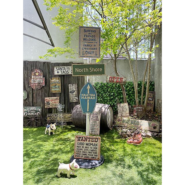 ハワイの道路標識　ウッドサイン　（サーファー＆友達は大歓迎）　■　アメリカン雑貨　アメリカ雑貨 |  | 04