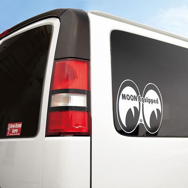 ムーンイクイップド　ラージサイズステッカー　左右2枚セット ■ アメリカン雑貨 アメリカ雑貨 | 