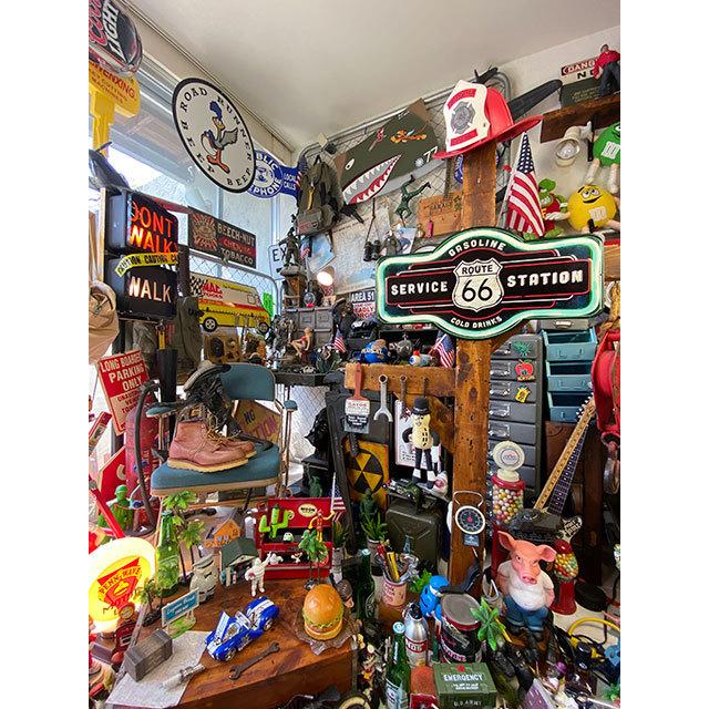 ルート66　サービスステーション　エンボスティンサイン ■ アメリカン雑貨 アメリカ雑貨 |  | 04