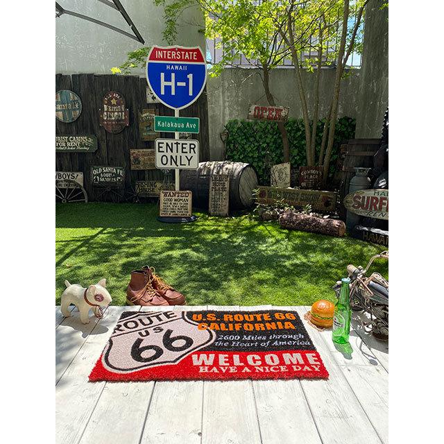 ルート66　ココマット　（ウェルカム）　■　アメリカン雑貨　アメリカ雑貨　玄関マット 爆買 |  | 05