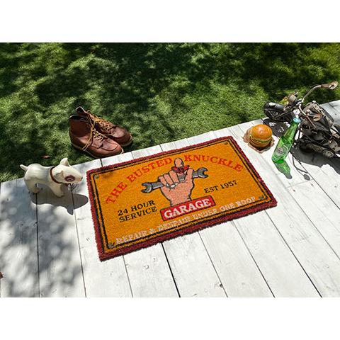 バステッドナックルガレージ　ココマット　玄関マット ■ アメリカン雑貨 アメリカ雑貨 爆買 |  | 10