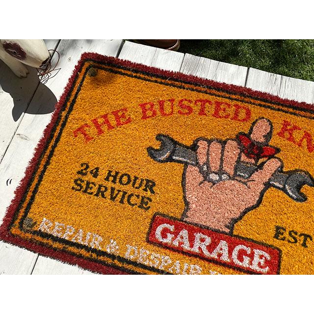 バステッドナックルガレージ　ココマット　玄関マット ■ アメリカン雑貨 アメリカ雑貨 爆買 |  | 07