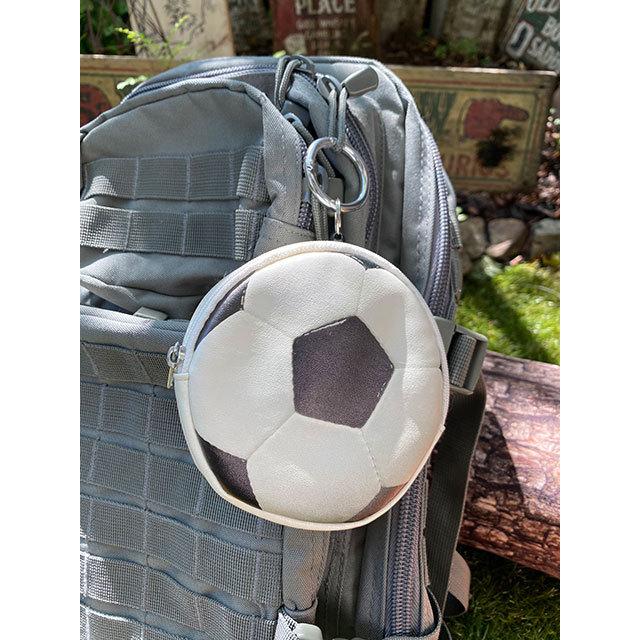 サッカーボール　パスポーチ　コードリール付き ■ アメリカ雑貨 アメリカン雑貨 | 