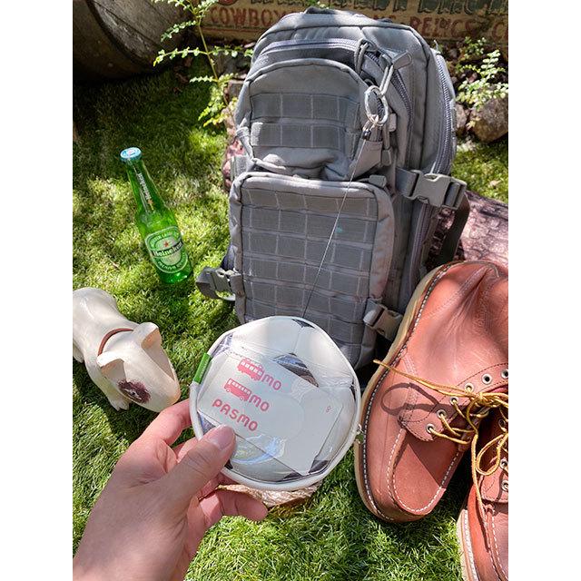 サッカーボール　パスポーチ　コードリール付き ■ アメリカ雑貨 アメリカン雑貨 |  | 01