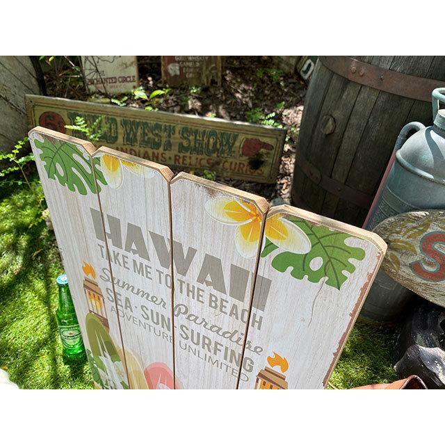 ハワイアン　ヴィンテージサインボード　（サマーパラダイス）　■　アメリカン雑貨　アメリカ雑貨 |  | 01